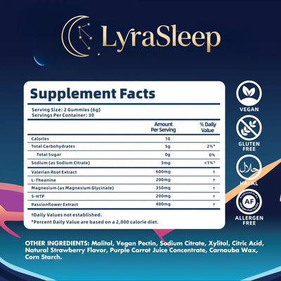 LyraSleep Deep Restore Gummies