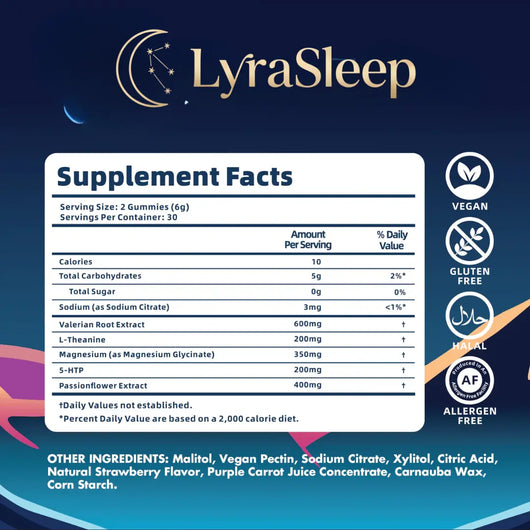 LyraSleep Deep Restore Gummies