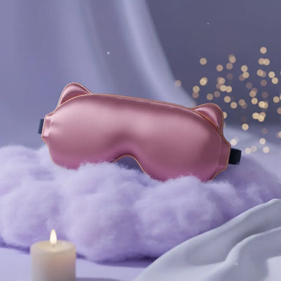 LyraSleep Luxury 100% Mulberry Silk Blackout Sleep Mask