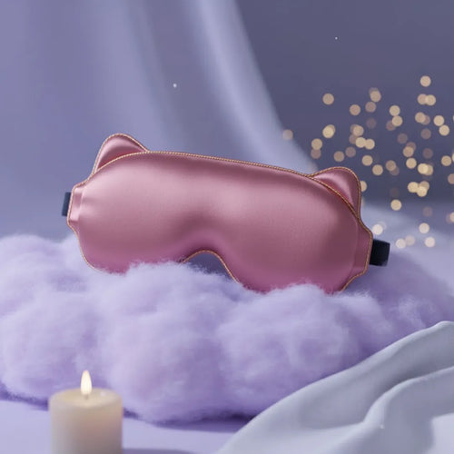 LyraSleep Luxury 100% Mulberry Silk Blackout Sleep Mask